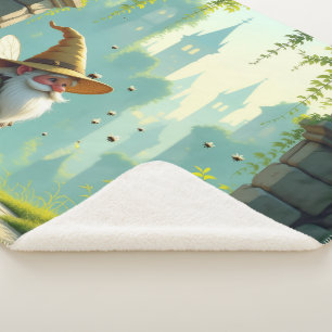 Der Bienenführer-Gnom – Hüter des Honigs Sherpadecke