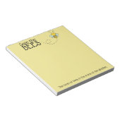 Der Bienenkommentar gerettet Notizblock (angewinkelt)