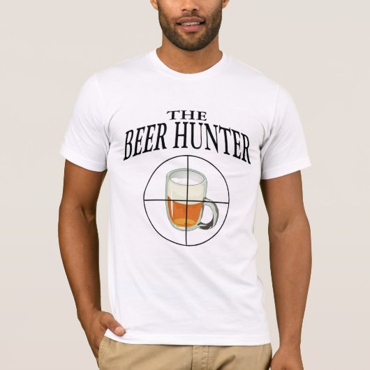 Der Bier-Jäger-T - Shirt (Vorderseite)