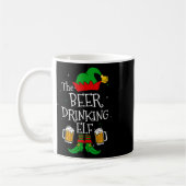 Der Bier trinkt Elf Matching Family Drinker Merr Kaffeetasse (Links)