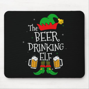 Der Bier trinkt Elf Matching Family Drinker Merr Mousepad