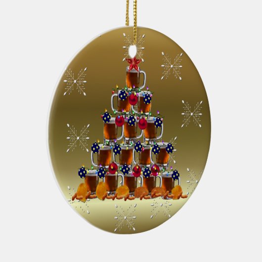 Der Bierbaum Keramikornament (Rechts)