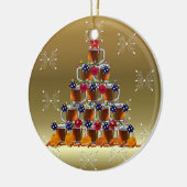 Der Bierbaum Keramikornament (Links)