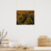 Der Big Carp River im Herbst bei Porcupine Poster (Küche)