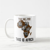 Der Big Five Africa Explorer Kaffeetasse (Links)