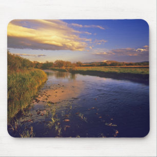 Der Big Hole River im letzten Licht bei Jackson Mousepad