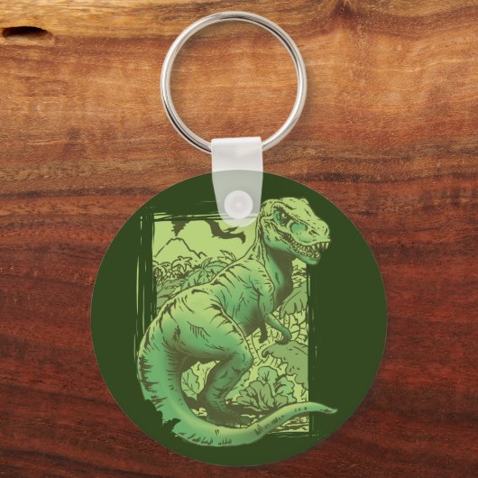 Der Big King T-Rex Schlüsselanhänger (Vorderseite)