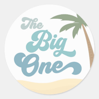 Der Big One First Geburtstag Sticker