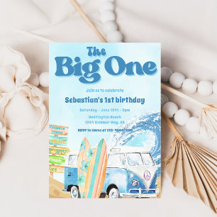 Der Big One Surf Beach zum 1. Geburtstag Einladung
