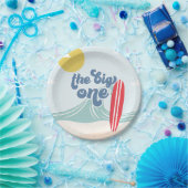 Der Big One Surf Beach zum 1. Geburtstag Pappteller (Party)