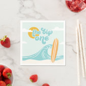 Der Big One Surf Beach zum 1. Geburtstag Serviette (Beispiel)