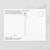 Der Bild-Cowboy Ankündigungspostkarte (Rückseite)