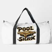 Der Billardbaron: Poolhai-Logo auf Billardtisch Duffle Bag (Vorderseite)