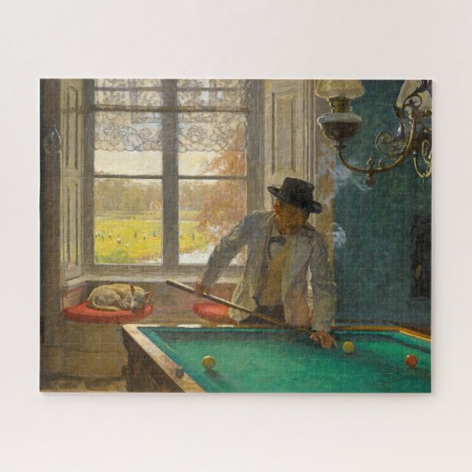 Der Billardspieler von Willem Bastiaan Tholen Puzzle (Horizontal)