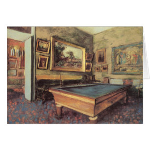 Der Billiardsaal in Menil Hubert von Edgar Degas