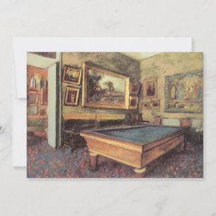 Der Billiardsaal in Menil Hubert von Edgar Degas