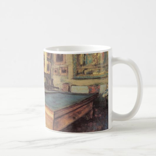 Der Billiardsaal in Menil Hubert von Edgar Degas Kaffeetasse (Rechts)