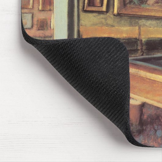 Der Billiardsaal in Menil Hubert von Edgar Degas Mousepad (Ecke)