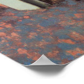 Der Billiardsaal in Menil Hubert von Edgar Degas Poster (Ecke)