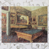 Der Billiardsaal in Menil Hubert von Edgar Degas Puzzle