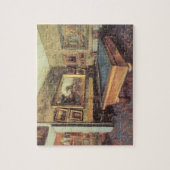 Der Billiardsaal in Menil Hubert von Edgar Degas Puzzle (Vertikal)