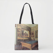 Der Billiardsaal in Menil Hubert von Edgar Degas Tasche (Vorderseite)