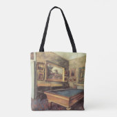 Der Billiardsaal in Menil Hubert von Edgar Degas Tasche (Rückseite)