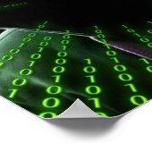 Der Binärkode-Mensch Poster (Ecke)