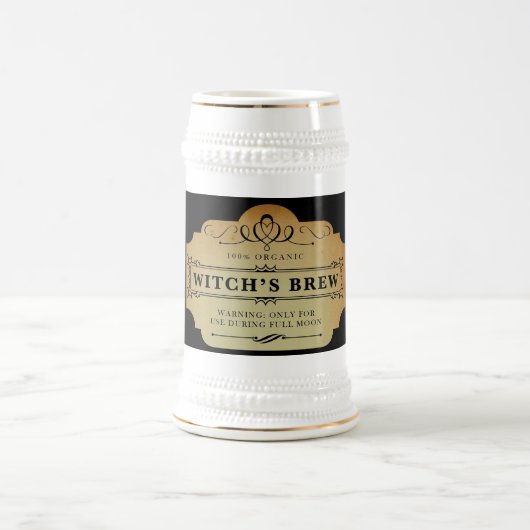 Der Bio Brew der Hexe Bierglas (Mittel)