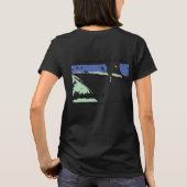 Der Bio T - Shirt der Frauen. 2 Runner-Logo (Rückseite)