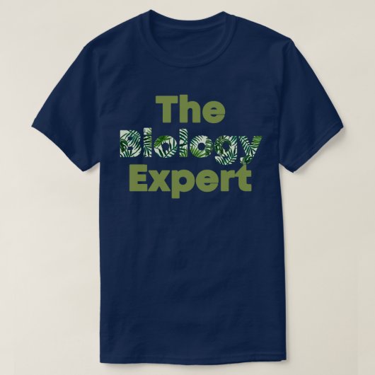der Biologe T-Shirt (Design vorne)
