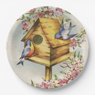 Der Birdhouse Pappteller