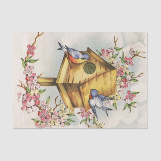 Der Birdhouse Seidenpapier (Vorderseite)