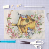 Der Birdhouse Seidenpapier (Handwerk)