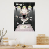 Der Birds-Suspensionsfilm Alfred Hitchcock Poster (Küche)