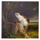 Der Birdwatcher (von William Holbrook Beard) Fliese (Vorderseite)