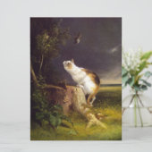 Der Birdwatcher (von William Holbrook Beard) Karte (Stehend Vorderseite)