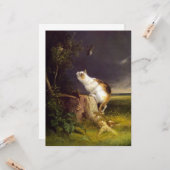 Der Birdwatcher (von William Holbrook Beard) Karte (Vorderseite/Rückseite Beispiel)