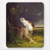 Der Birdwatcher (von William Holbrook Beard) Mousepad (Vorne)