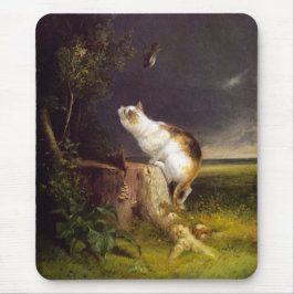 Der Birdwatcher (von William Holbrook Beard) Mousepad