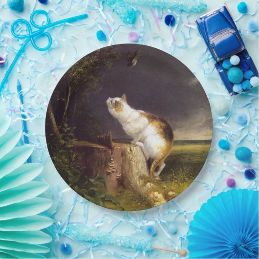 Der Birdwatcher (von William Holbrook Beard) Pappteller (Party)