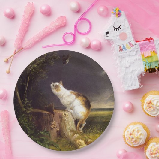 Der Birdwatcher (von William Holbrook Beard) Pappteller (Party)