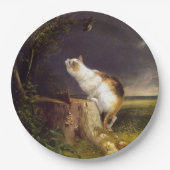 Der Birdwatcher (von William Holbrook Beard) Pappteller (Vorderseite)