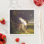 Der Birdwatcher (von William Holbrook Beard) Serviette (Beispiel)