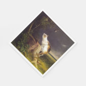 Der Birdwatcher (von William Holbrook Beard) Serviette (Ecke)