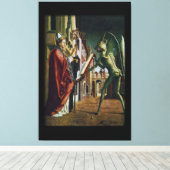 Der Bischof und die Bestie - 40x60 HUGE Leinwanddruck (Insitu (Holzboden))