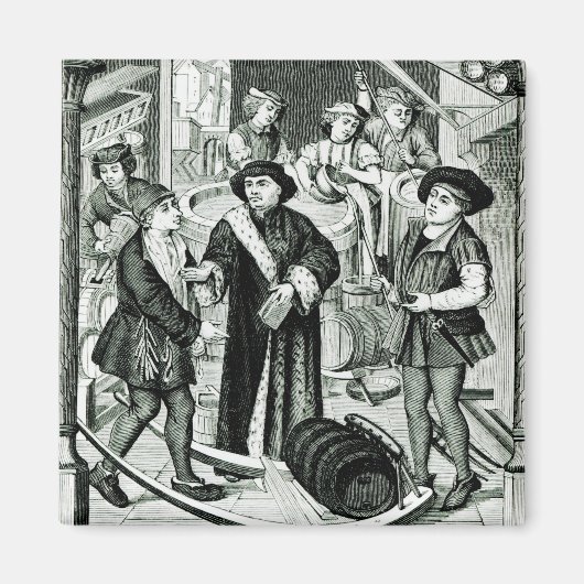 Der Bischof von Tournai, der den Tiden von Bier er Magnet (Vorne)