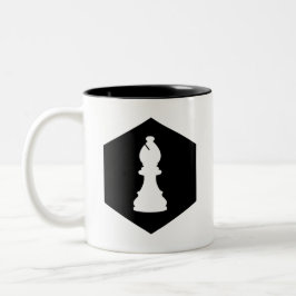 Der Bischof Zweifarbige Tasse