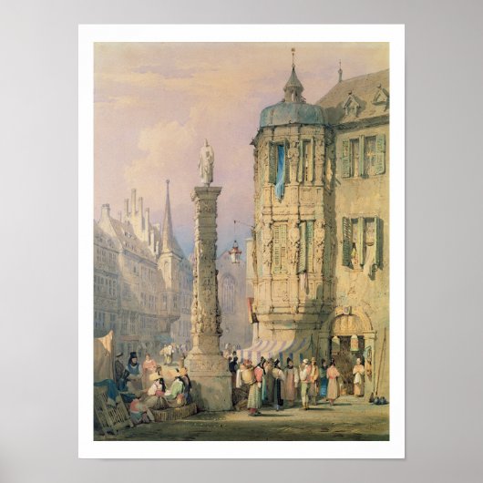 Der Bischofspalast, Wurzburg Poster (Vorne)