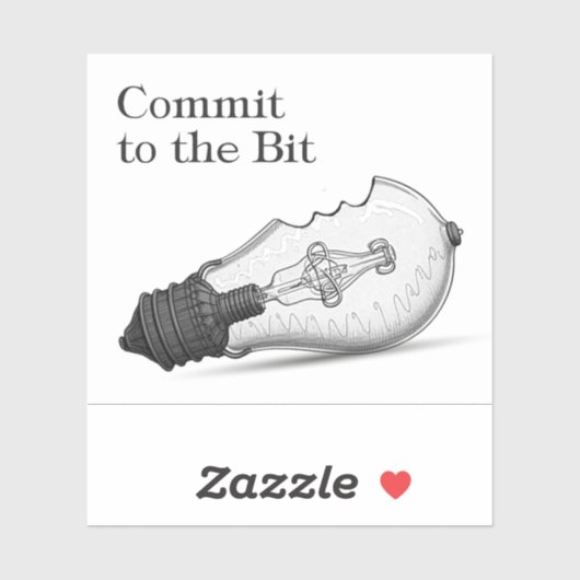 Der Bit-Sticker Aufkleber (Blatt)